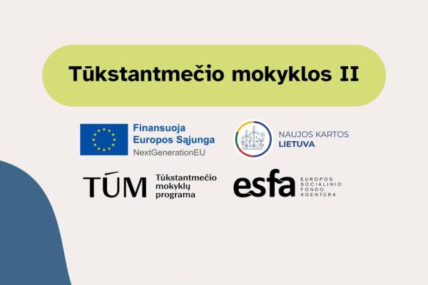 Pradedamas įgyvendinti projektas „Tūkstantmečio mokyklos II“!