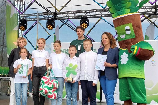 Širvintų pradinė mokykla 2023-2024 m. m. Lietuvos mokyklų žaidynių pradinių mokyklų ir mokyklų – darželių NUGALĖTOJA