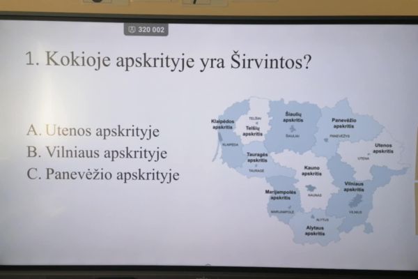 EDUKACINIS ŽYGIS „KELIAUJAME PO ŠIRVINTAS“