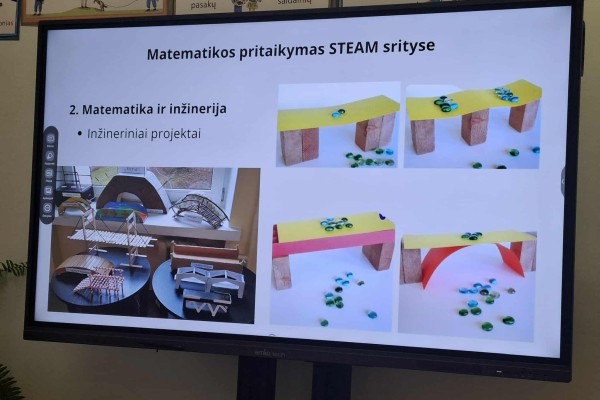 Tęsiame mokymus tema „STEAM taikymas pradiniame ugdyme“